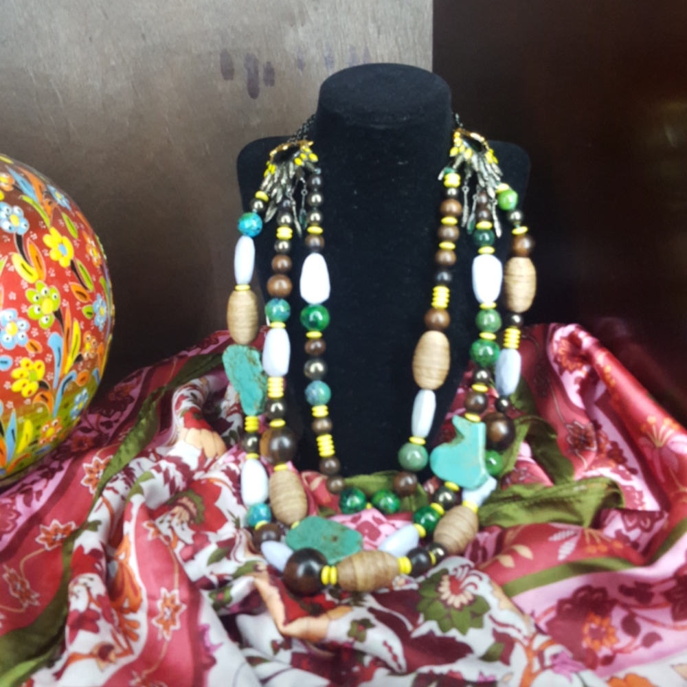 Alexis Bittar Statement Multi-Strand Necklace - image 1